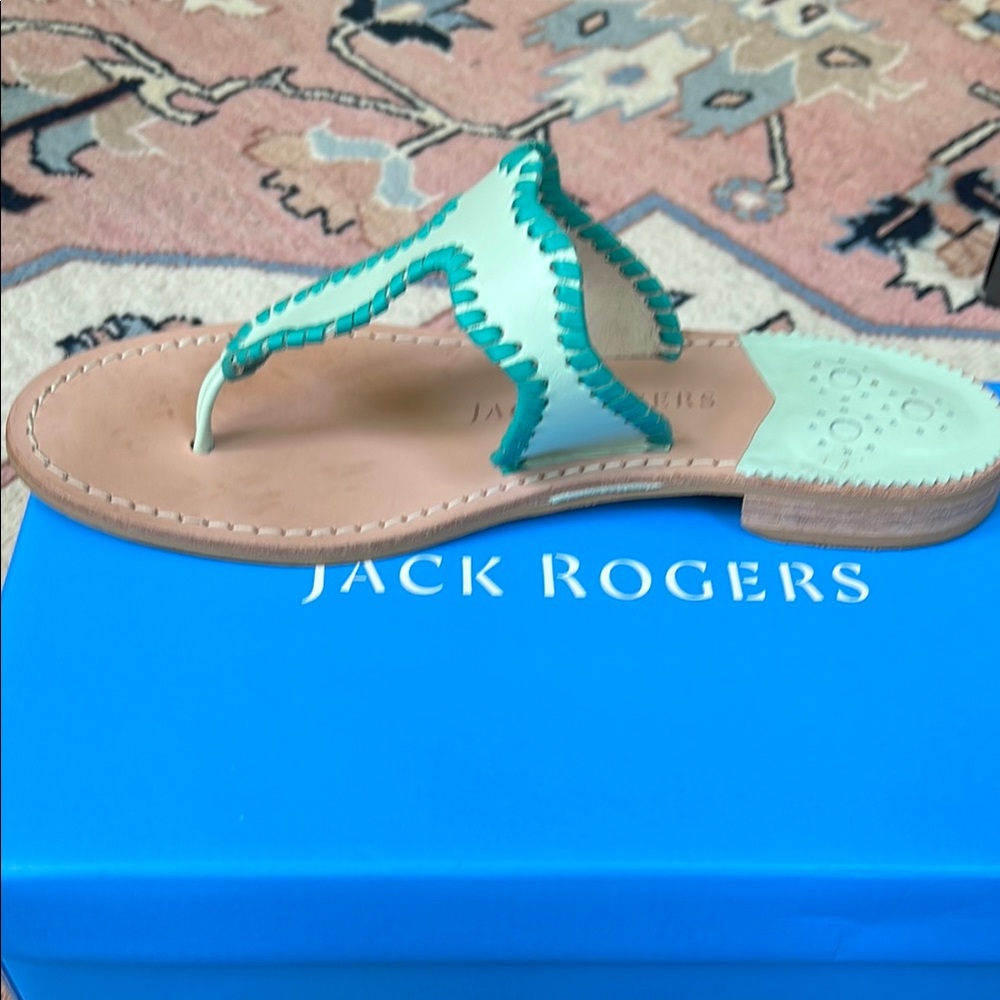 Jack Rogers Women's Sandals - Aqua and Teal
